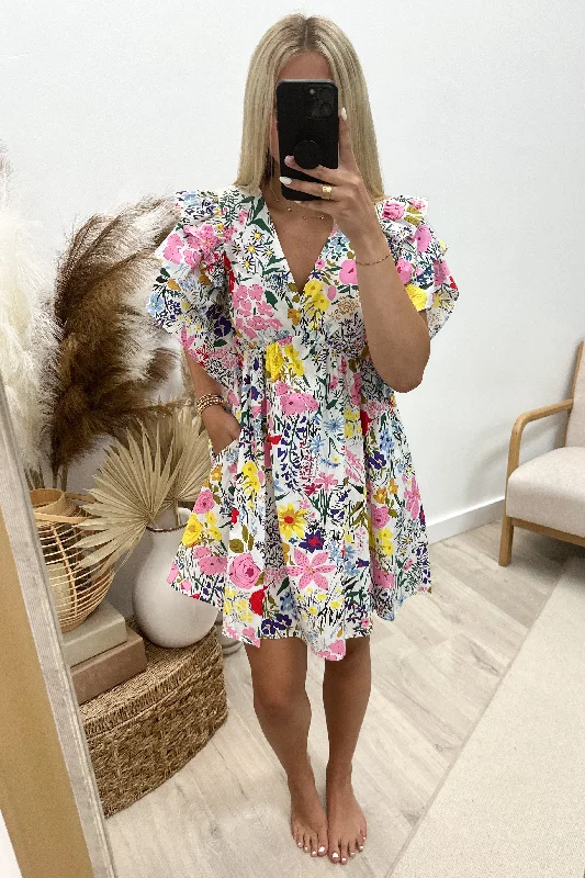 "Living In The Sun" Dress (Multi)