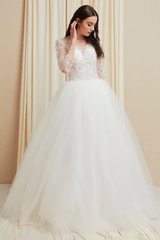 BGW29802 Off-shoulder Bridal Gown