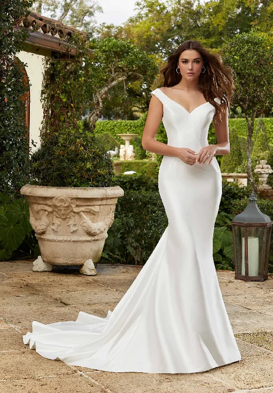 The Other White Dress - 12143 - Gemma - Cheron's Bridal, Wedding Gown Glitter Wedding Dress