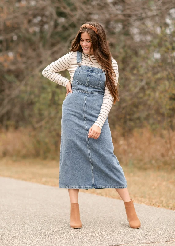 Blakely Denim Overall Dress