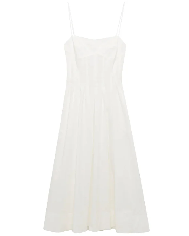 White Kittiya Midi Dress