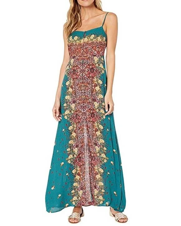 Free People - Morning Song Maxi Dress - Jade Combo