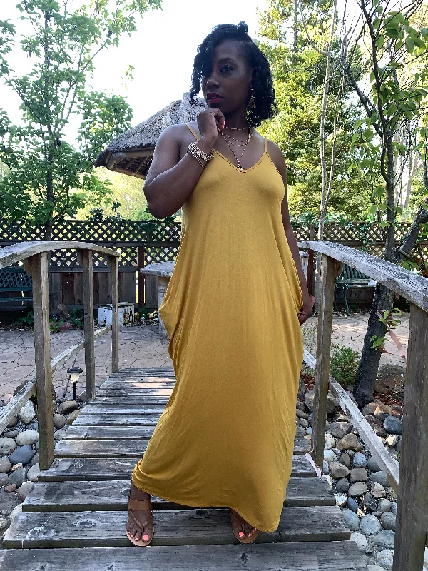 ? The Harem Maxi in Mustard ?