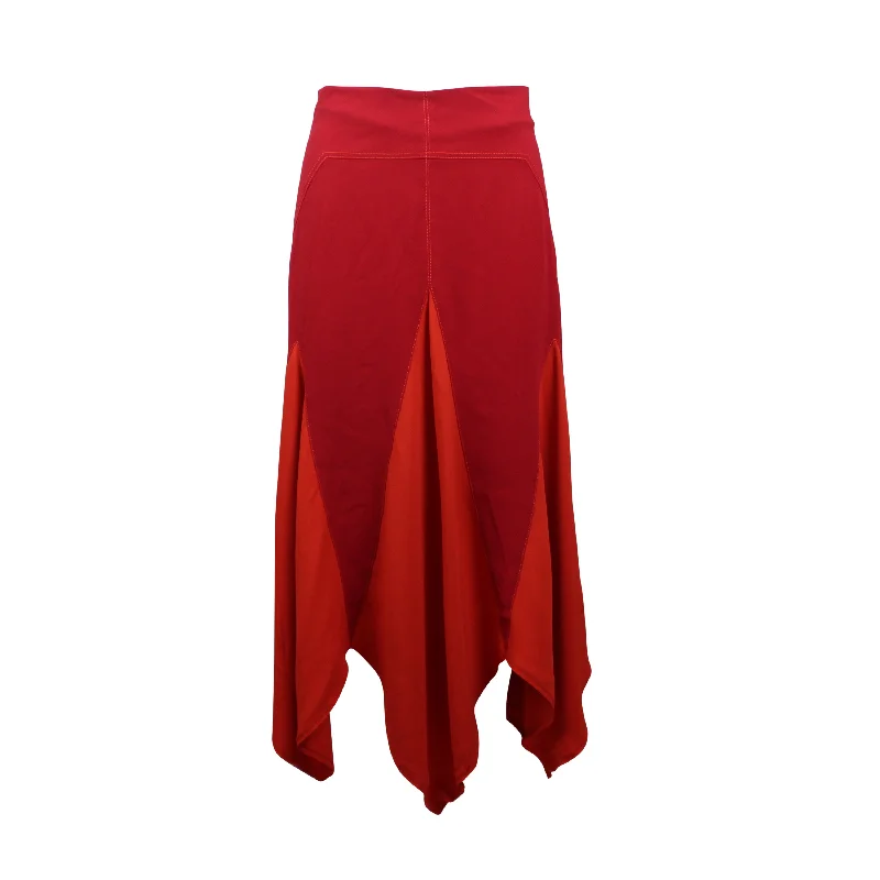 RENAISSANCE RED/ORANGE FLAME SKIRT