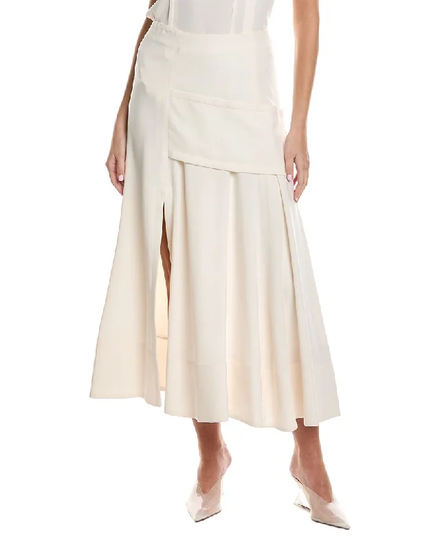 3.1 Phillip Lim Crepe A-Line Skirt