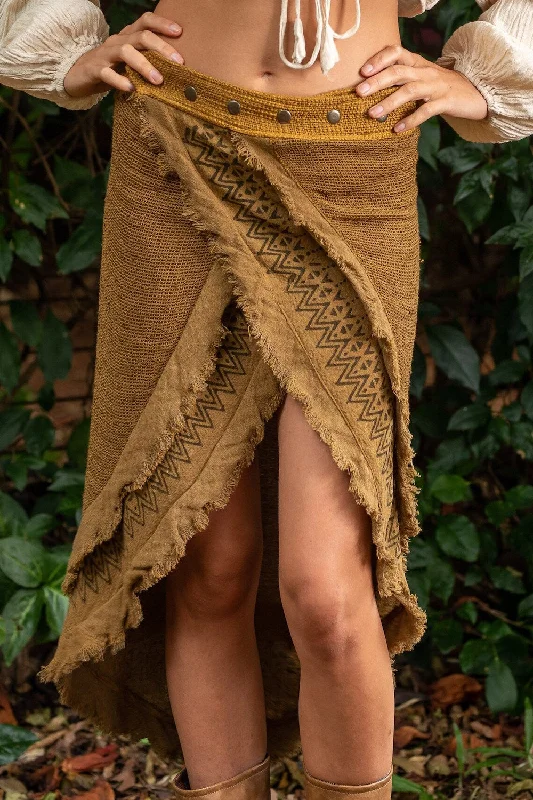 PALO SANTO SKIRT TAN