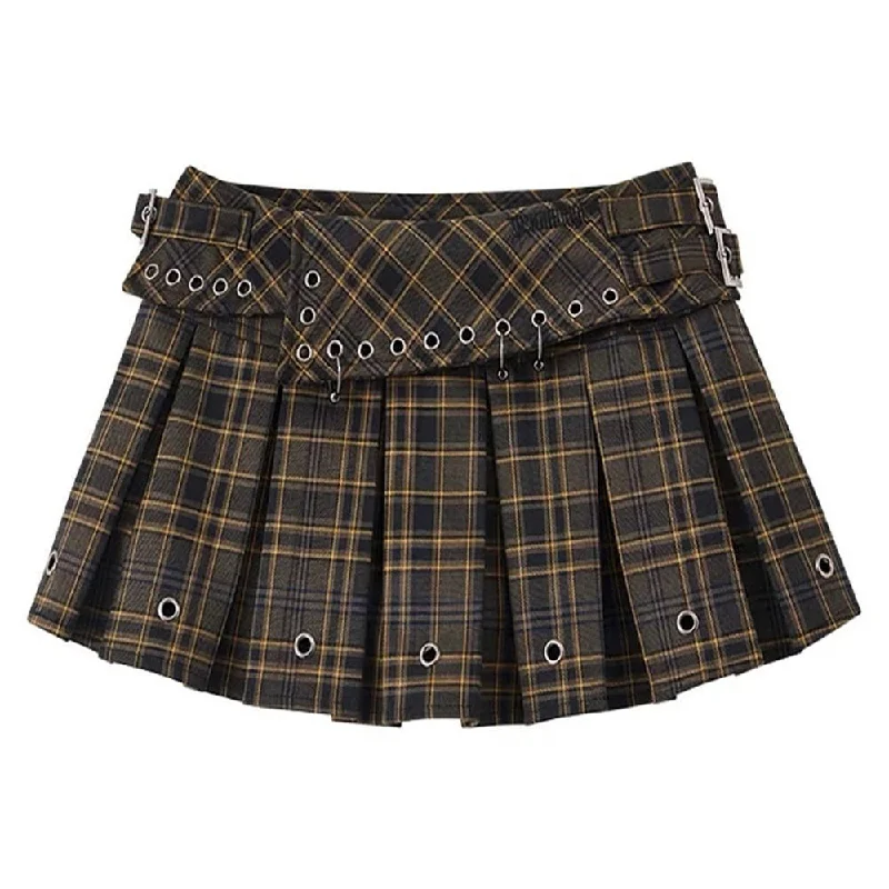 High School Crush Mini Skirt