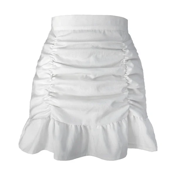 Soft Girl Ruffle Mini Skirt