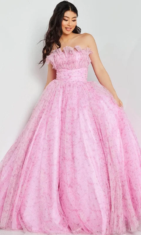 Jovani 26209 - Strapless Ruffles Prom Dress