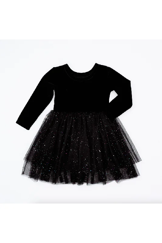 Velvet Tulle Dress - Holiday Confetti