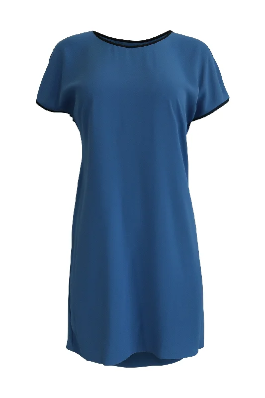 Cloudy Blue T-Shirt Dress Fashion Shirt Dress