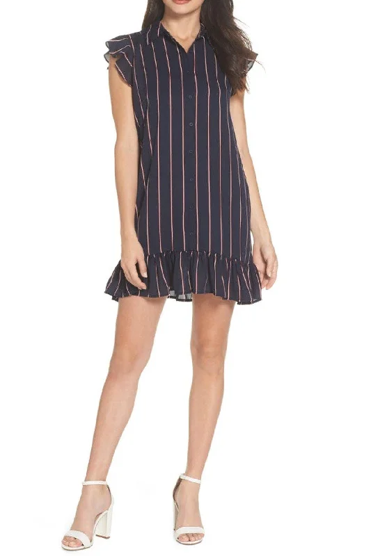 American Pie Stripe Shirtdress Relaxed Fit Shirt