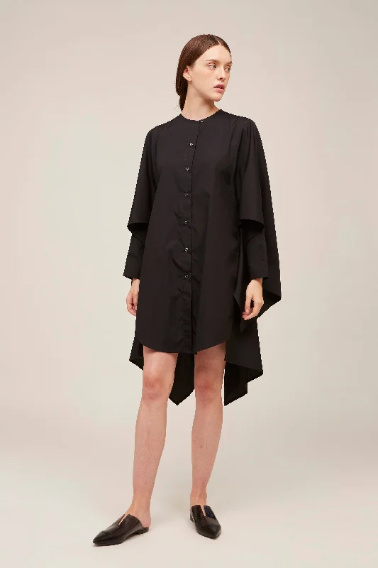 Ophelia Shirt Dress in Obsidian Wrap Shirt Dress