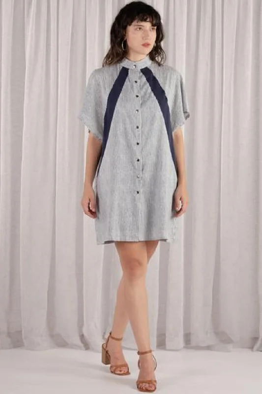 Skye Stripes Shirt Dress Sexy Shirt Dress