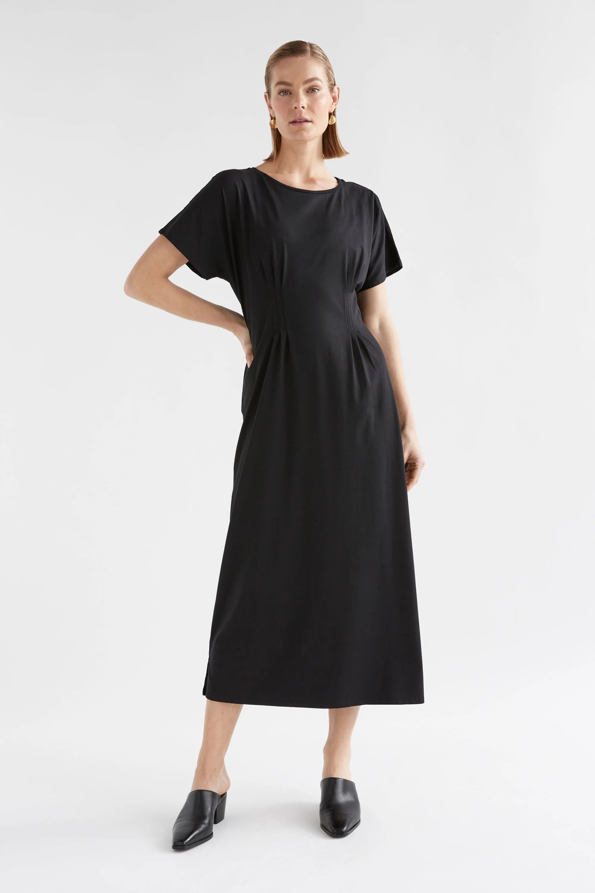 Enda Tshirt Dress Pleated Shirt Dress